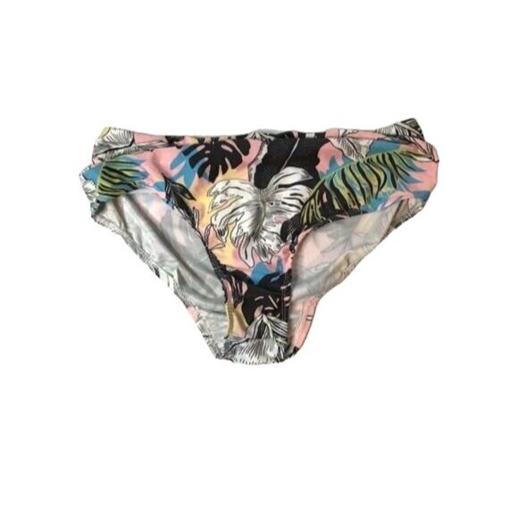 RUUHEE Women Criss Cross HighWaisted String Floral Printed 2PC Bathing Suit SZ L - Picture 6 of 9